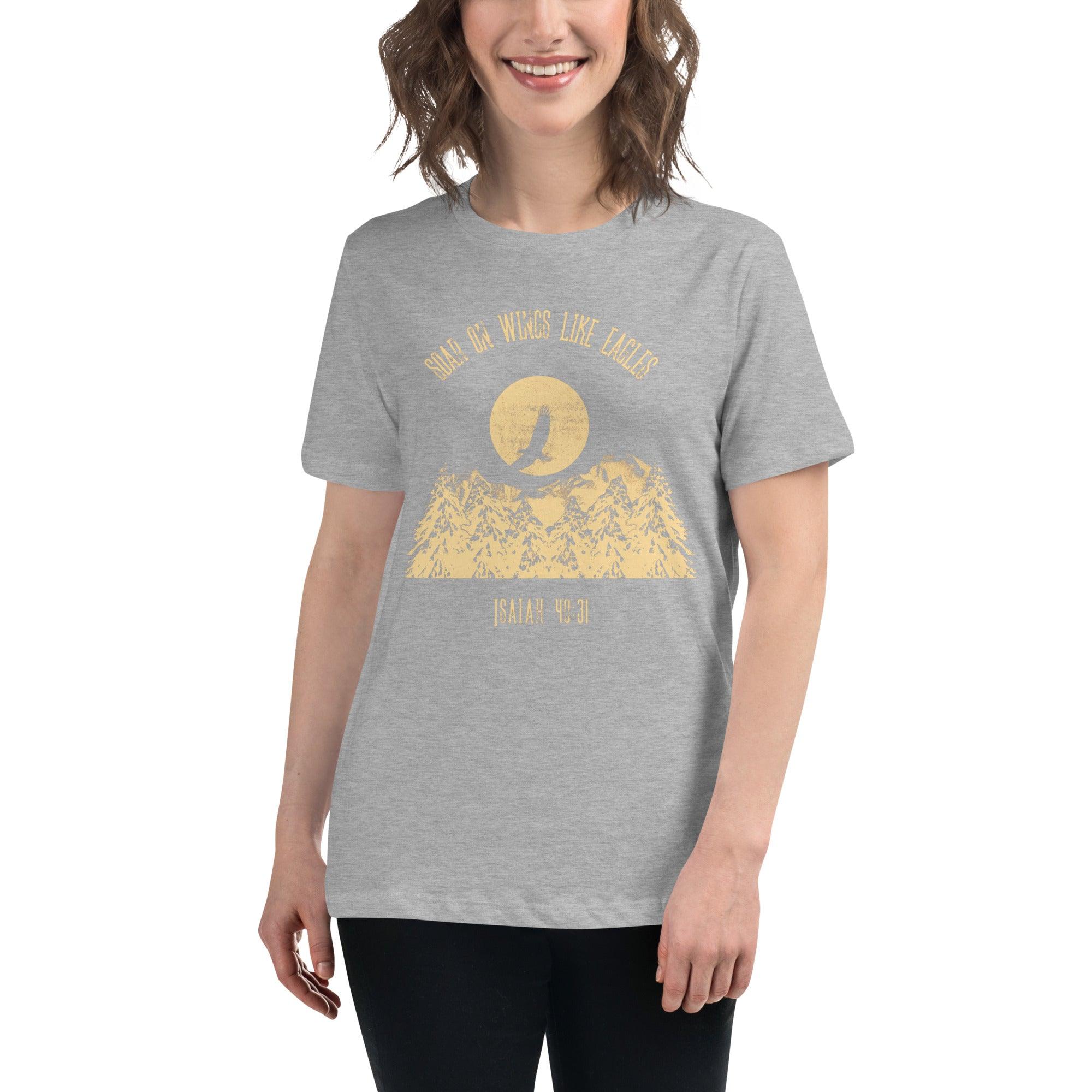 Soar Like Eagle, Women's T-Shirt - Lamb’s Love