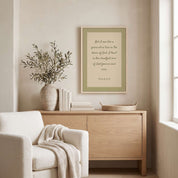 Minimalist Psalm 52:8 Scripture Wall Art | Like a Green Olive Tree
