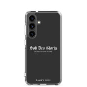 Soli Deo Gloria Christian Samsung Galaxy phone case – Glory to God Alone faith design