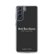 Soli Deo Gloria Christian Samsung Galaxy S21 phone case – Glory to God Alone faith design