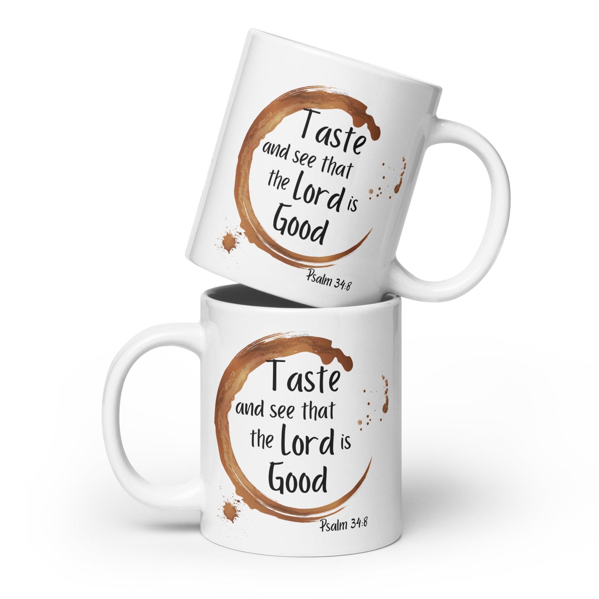 Taste the Goodness of LORD, White Interior Mug - Lamb’s Love