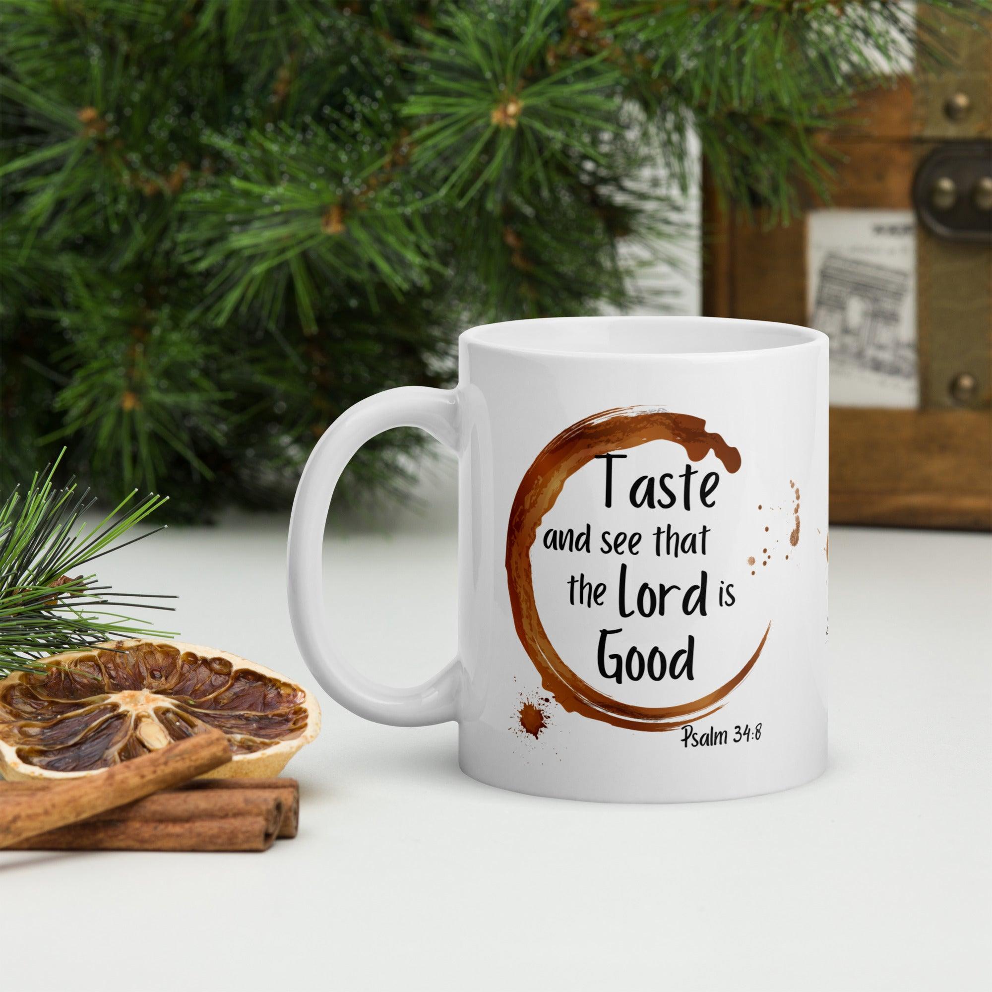 Taste the Goodness of LORD, White Interior Mug - Lamb’s Love