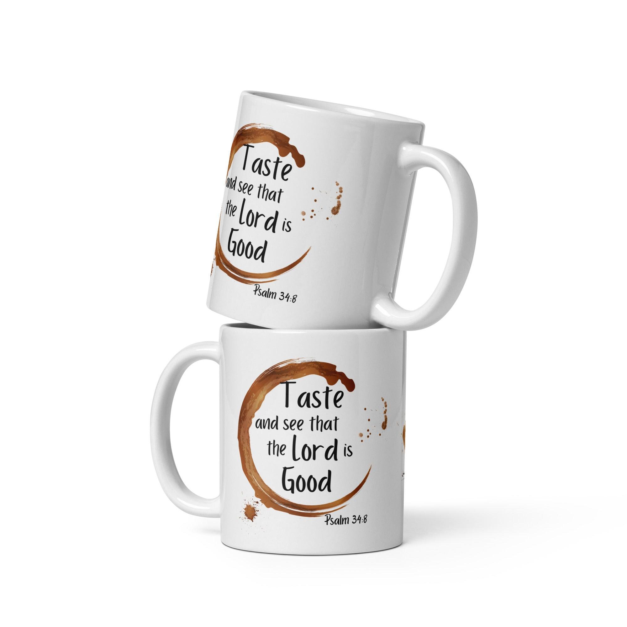 Taste the Goodness of LORD, White Interior Mug - Lamb’s Love