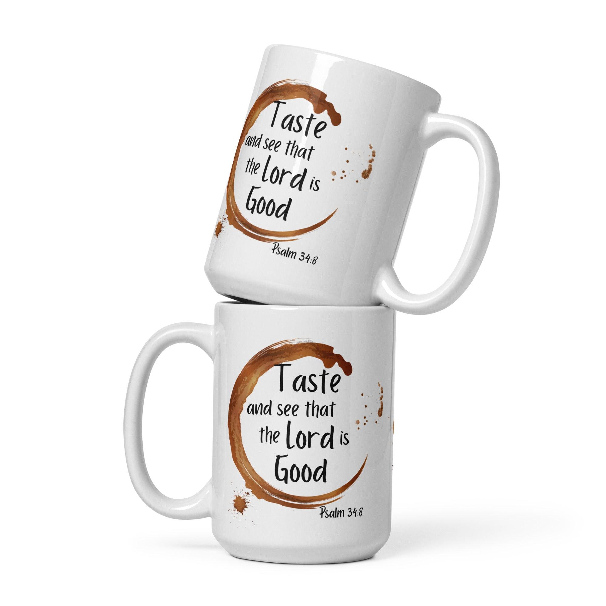 Taste the Goodness of LORD, White Interior Mug - Lamb’s Love