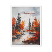 Thanksgiving in Autumn, Framed Canvas - Lamb’s Love