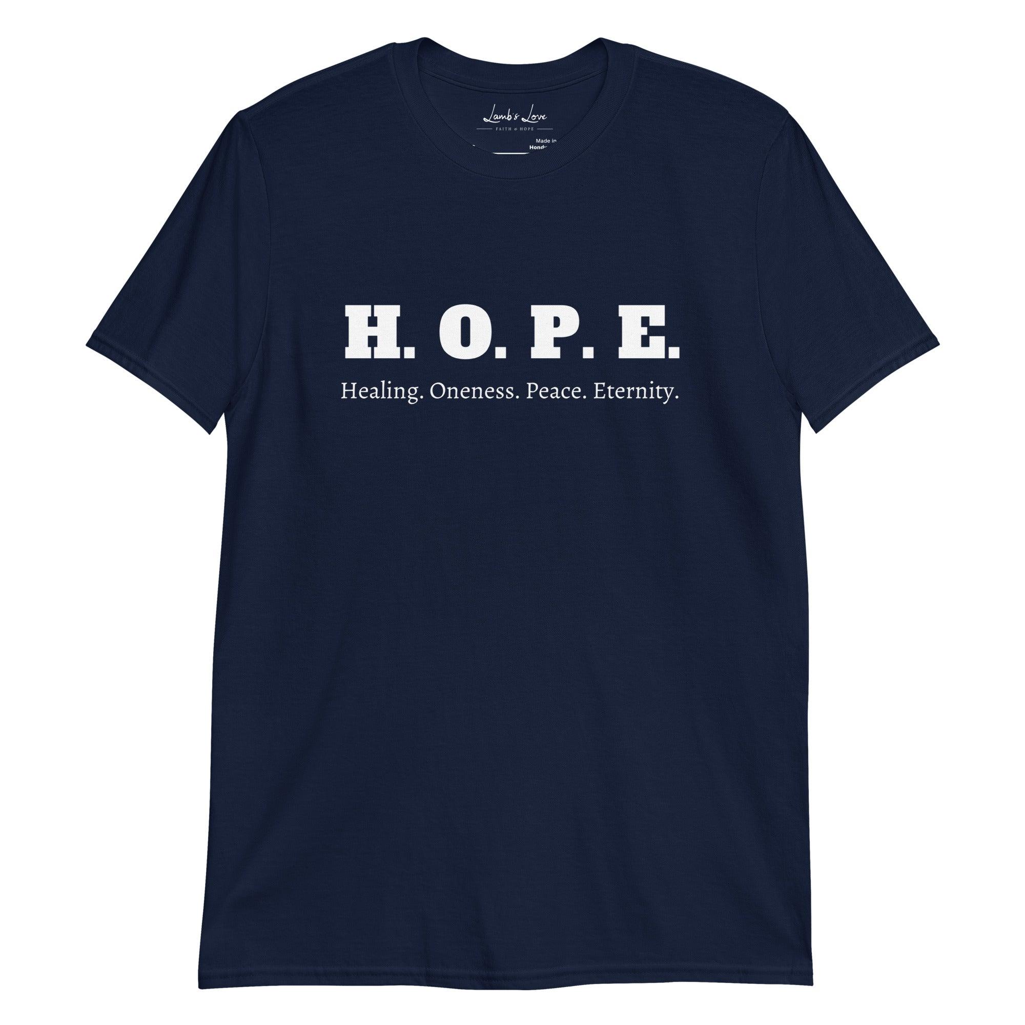 The HOPE We Hold, Men's T-Shirt - Lamb’s Love