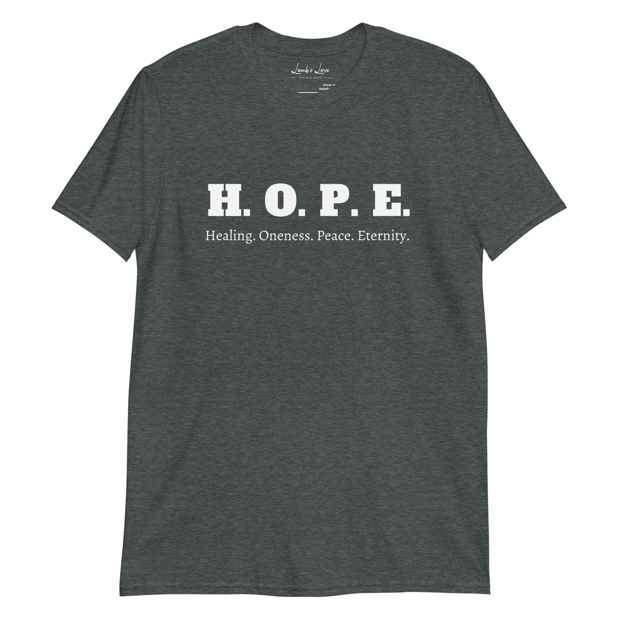 The HOPE We Hold, Men's T-Shirt - Lamb’s Love