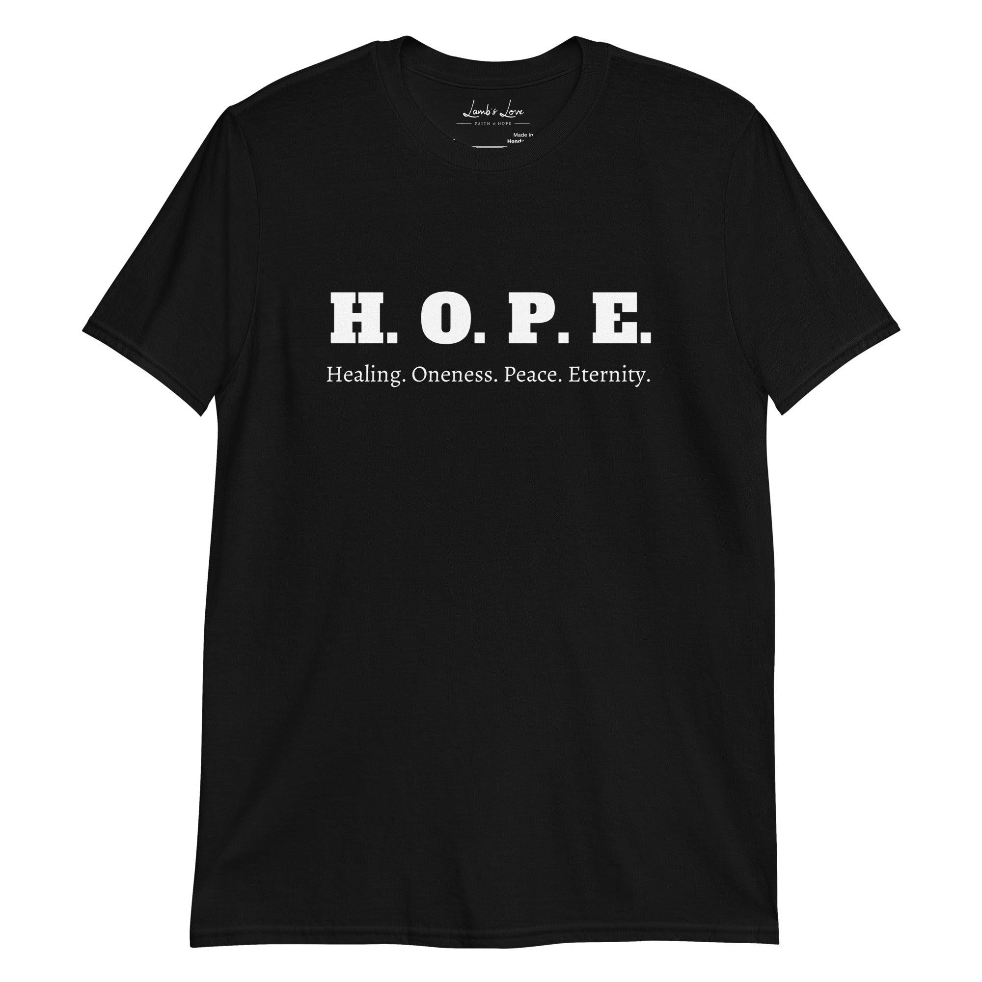 The HOPE We Hold, Men's T-Shirt - Lamb’s Love