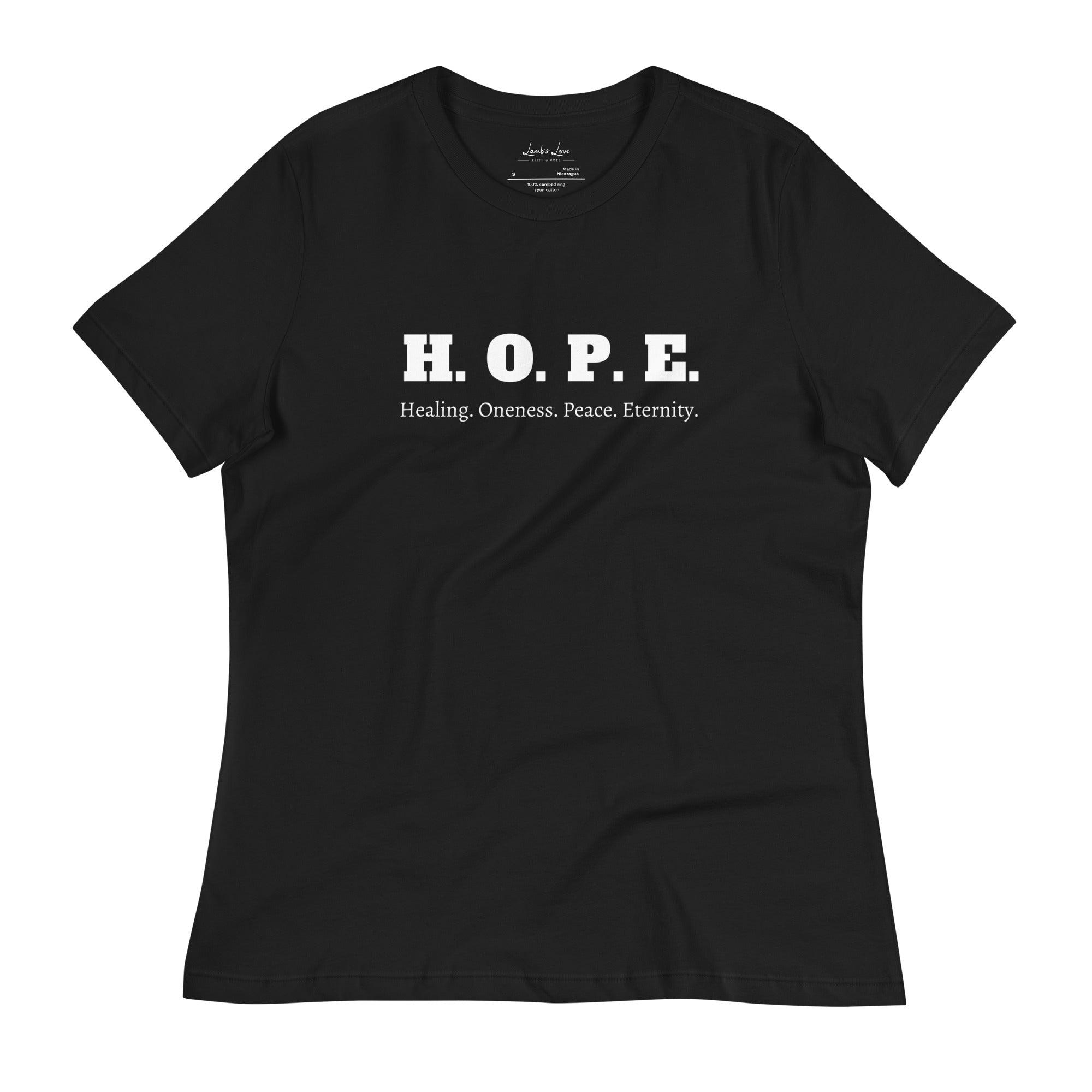 The HOPE We Hold, Women's T-Shirt - Lamb’s Love