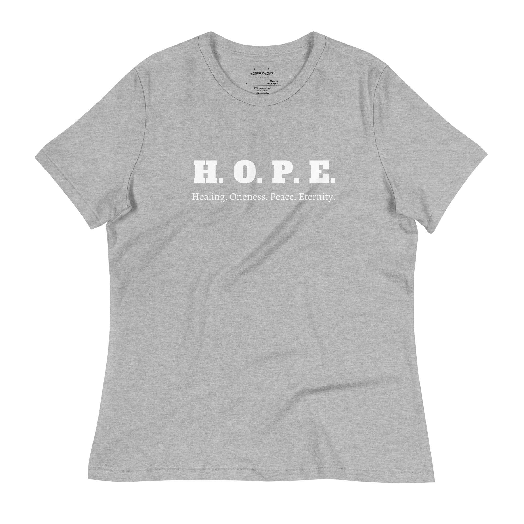 The HOPE We Hold, Women's T-Shirt - Lamb’s Love