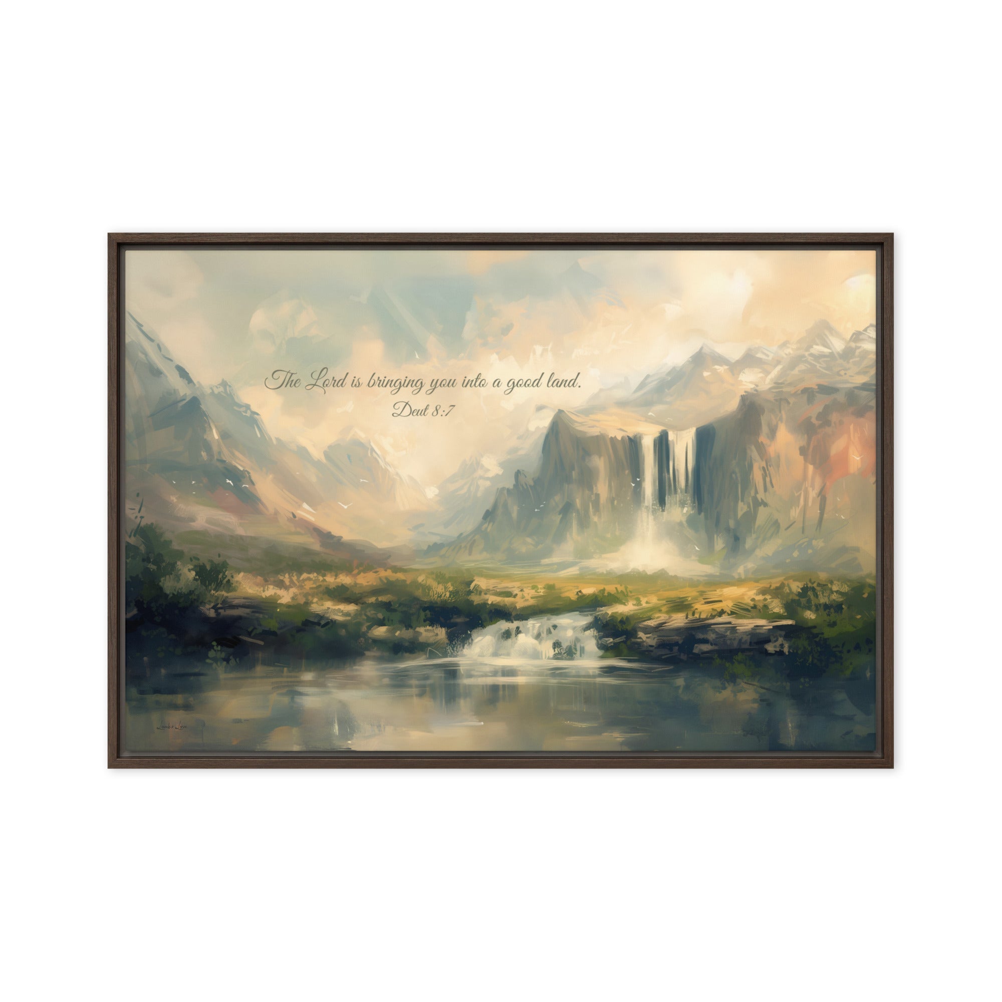 The Promised Land, Framed Canvas - Lamb’s Love