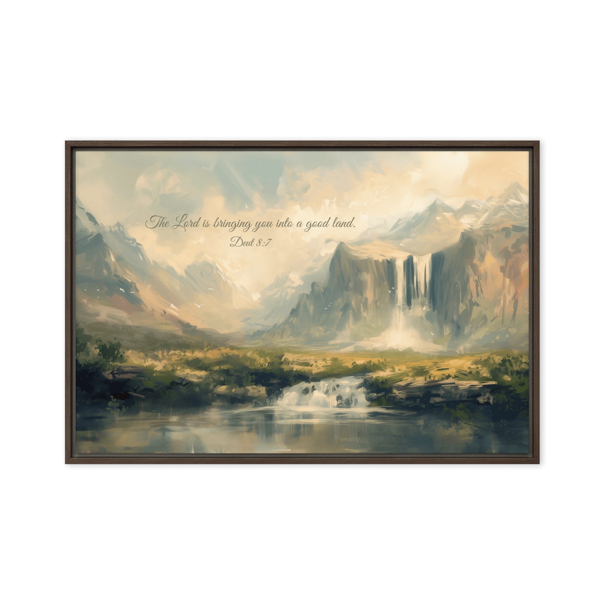 The Promised Land, Framed Canvas - Lamb’s Love