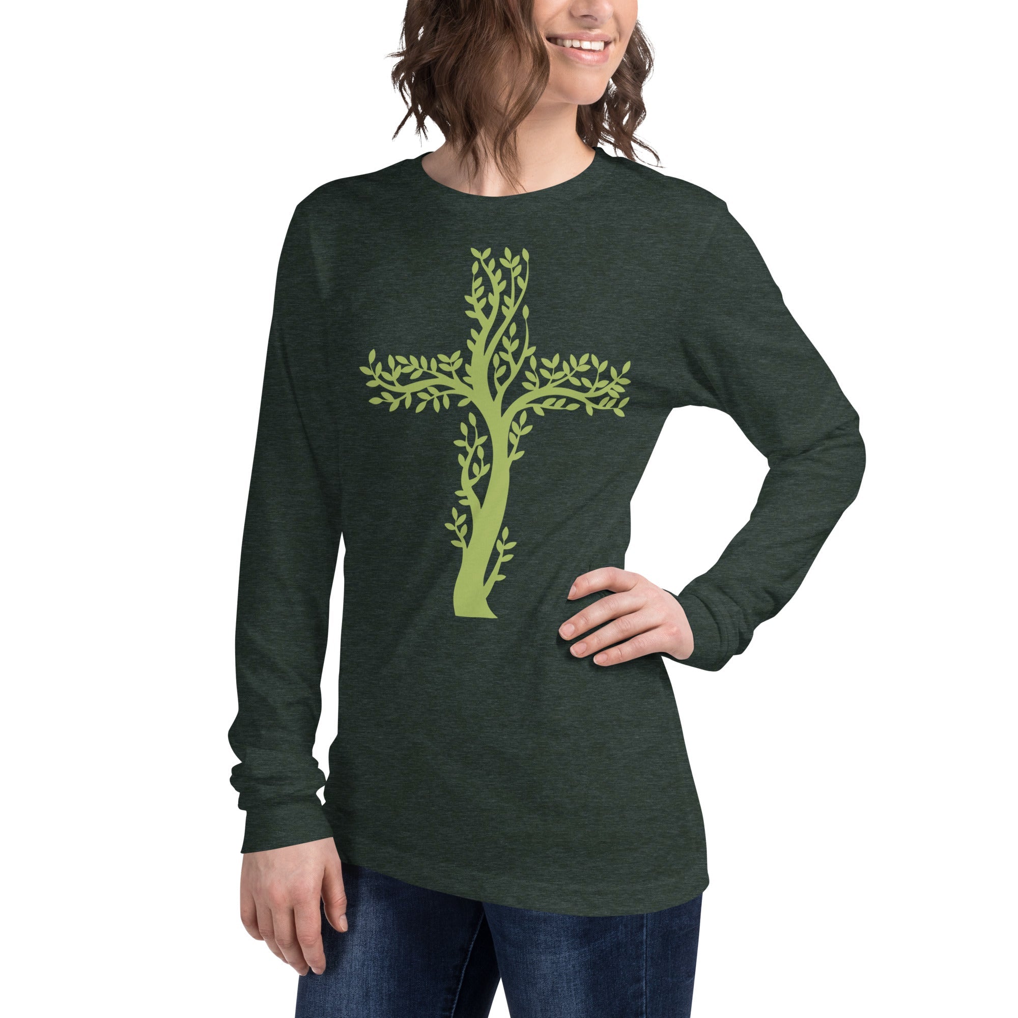 Tree of Life, Women's Long Sleeve Tee - Lamb’s Love