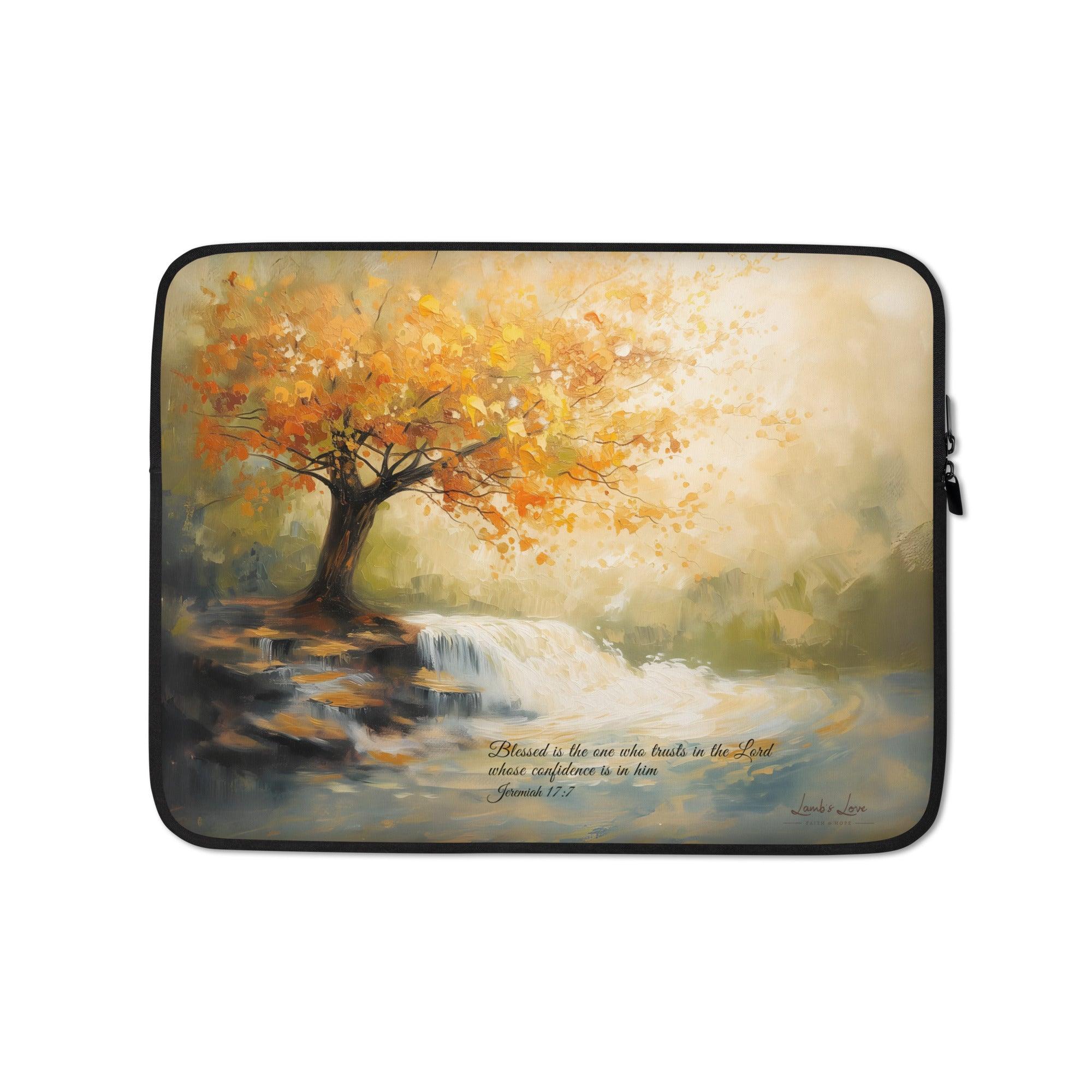 Trust in Lord, Laptop Sleeve - Lamb’s Love