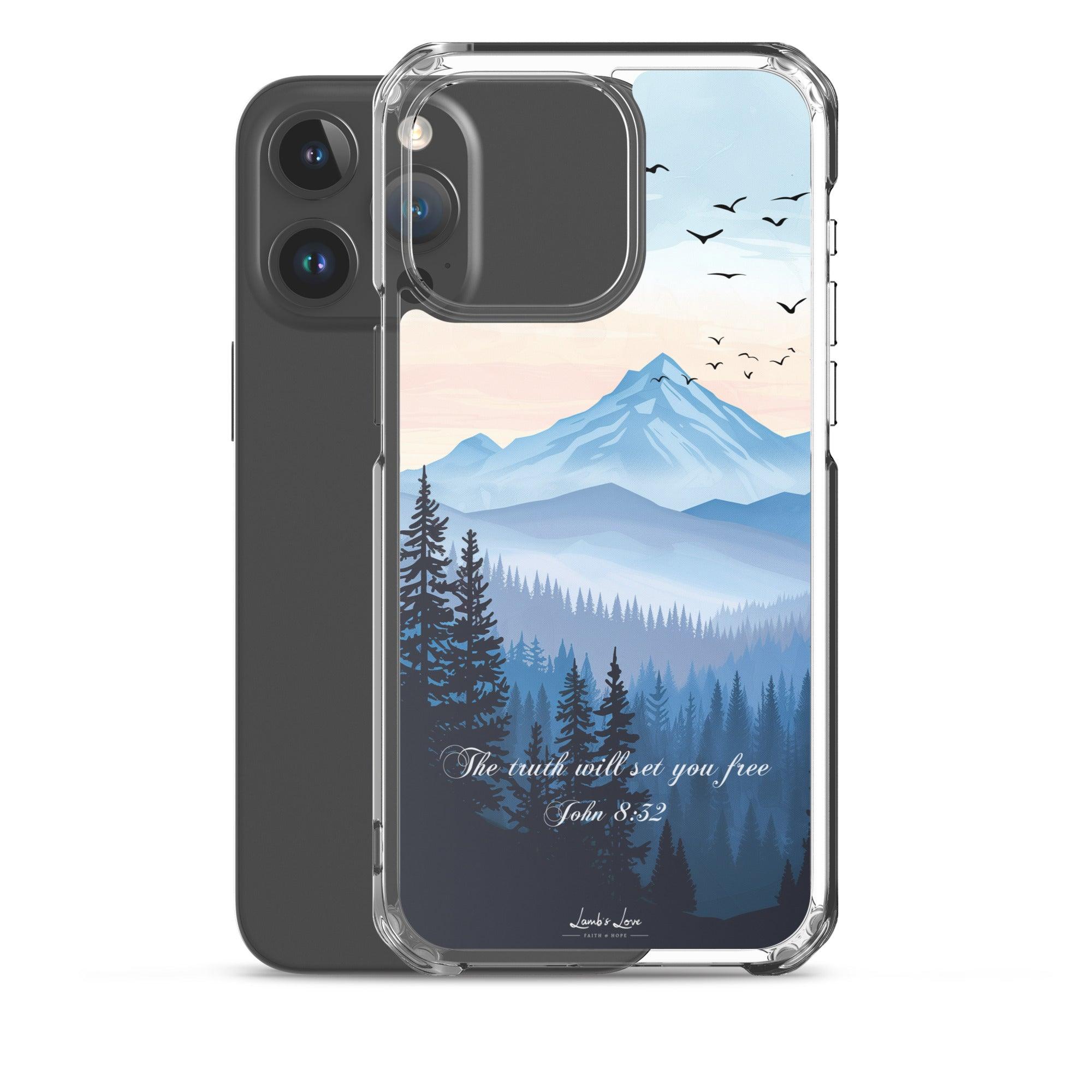 Truth Set You Free, Clear-edge Case for iPhone - Lamb’s Love