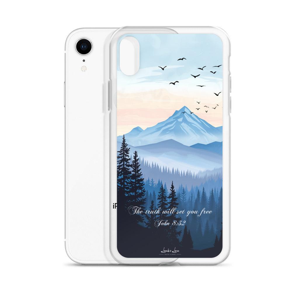 Truth Set You Free, Clear-edge Case for iPhone - Lamb’s Love