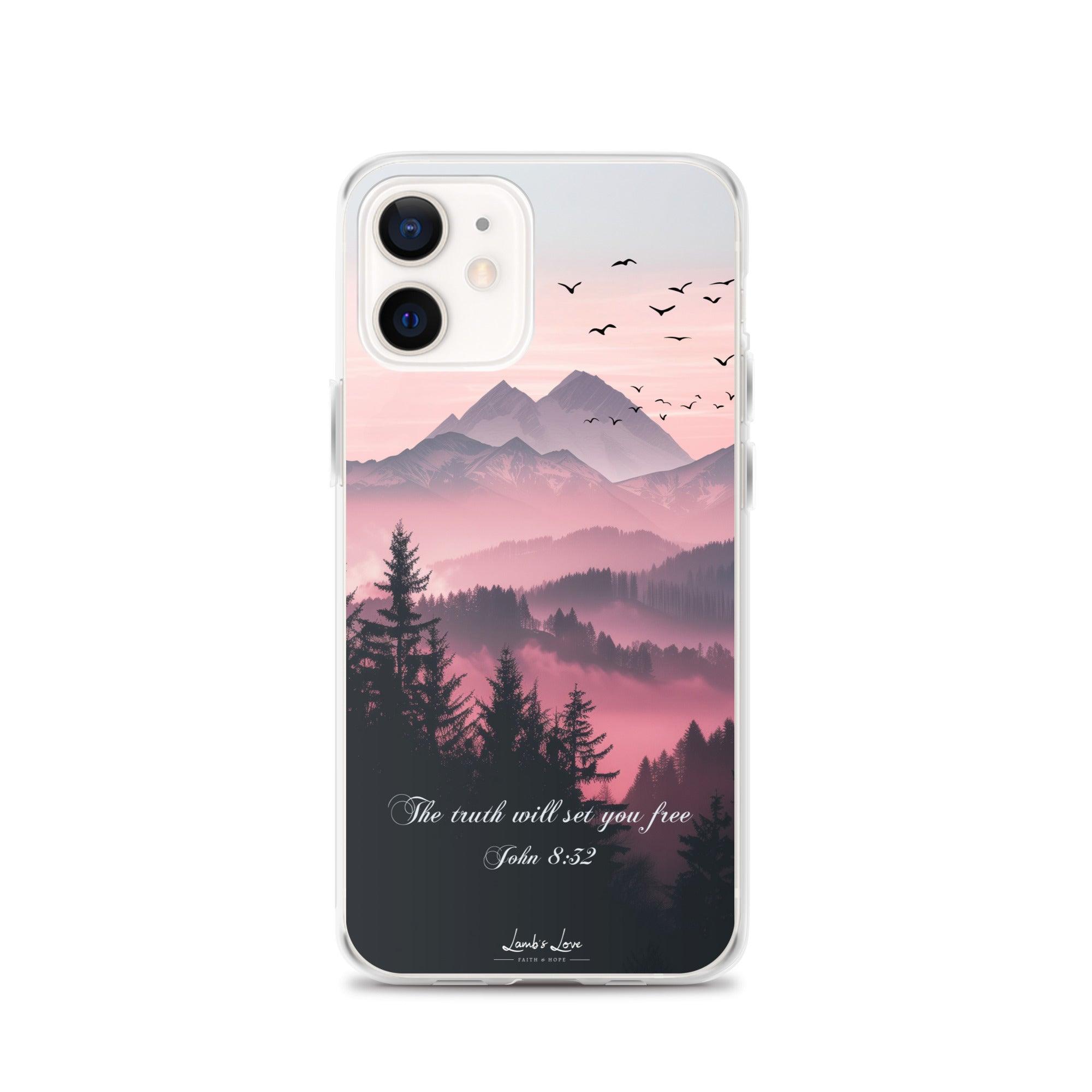 Truth Set You Free, Clear-edge Case for iPhone - Lamb’s Love