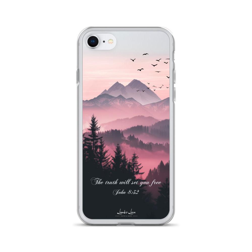 Truth Set You Free, Clear-edge Case for iPhone - Lamb’s Love