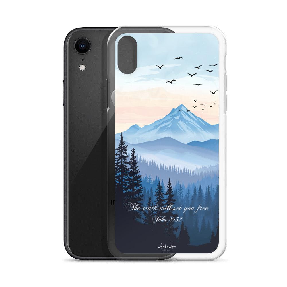 Truth Set You Free, Clear-edge Case for iPhone - Lamb’s Love