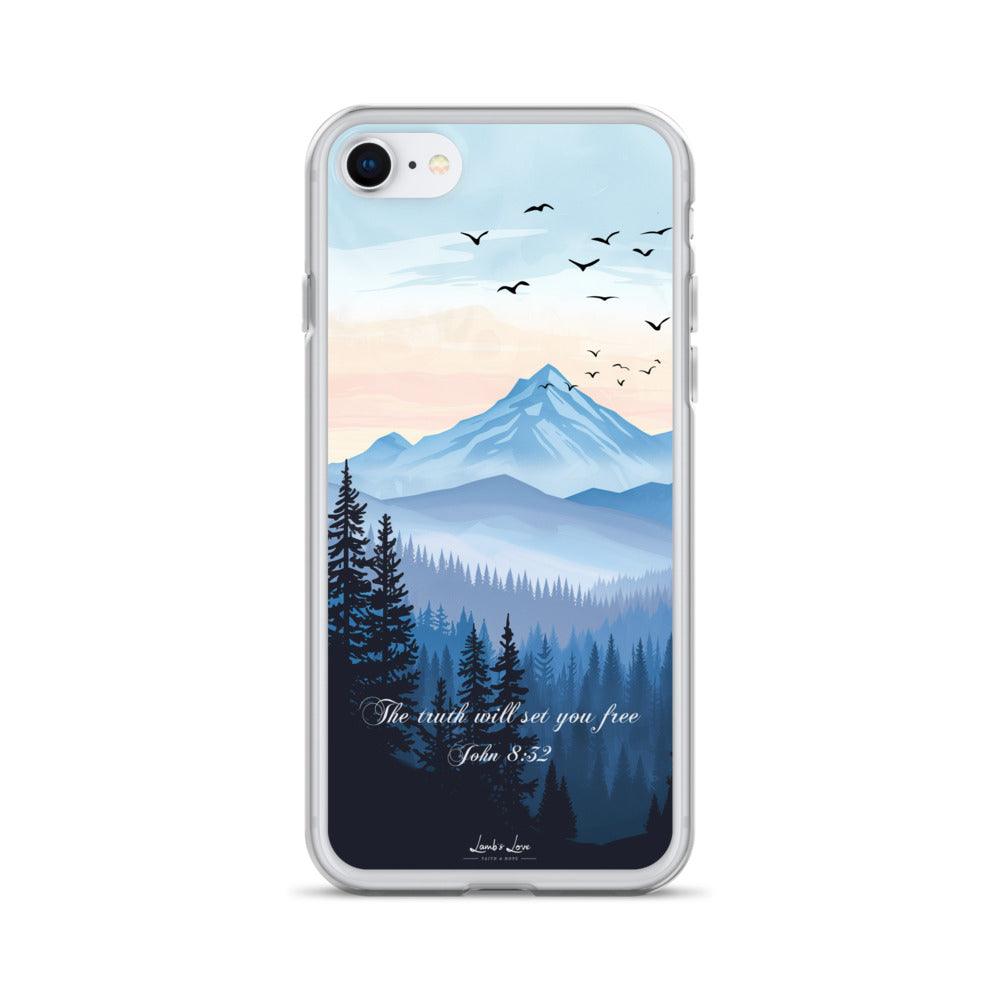 Truth Set You Free, Clear-edge Case for iPhone - Lamb’s Love