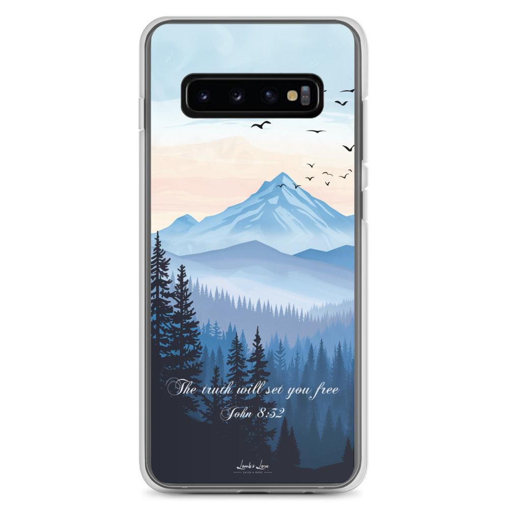 Truth Set You Free, Clear-edge Case for Samsung - Lamb’s Love