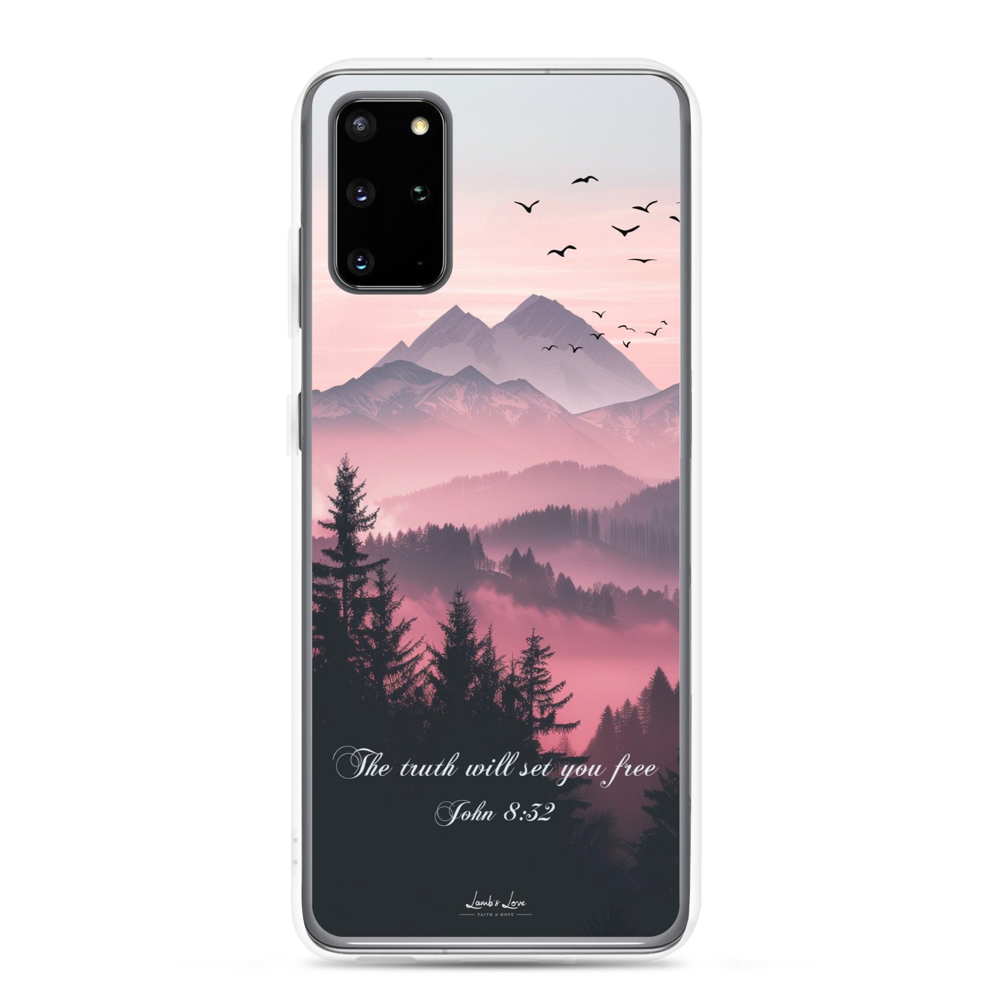 Truth Set You Free, Clear-edge Case for Samsung - Lamb’s Love