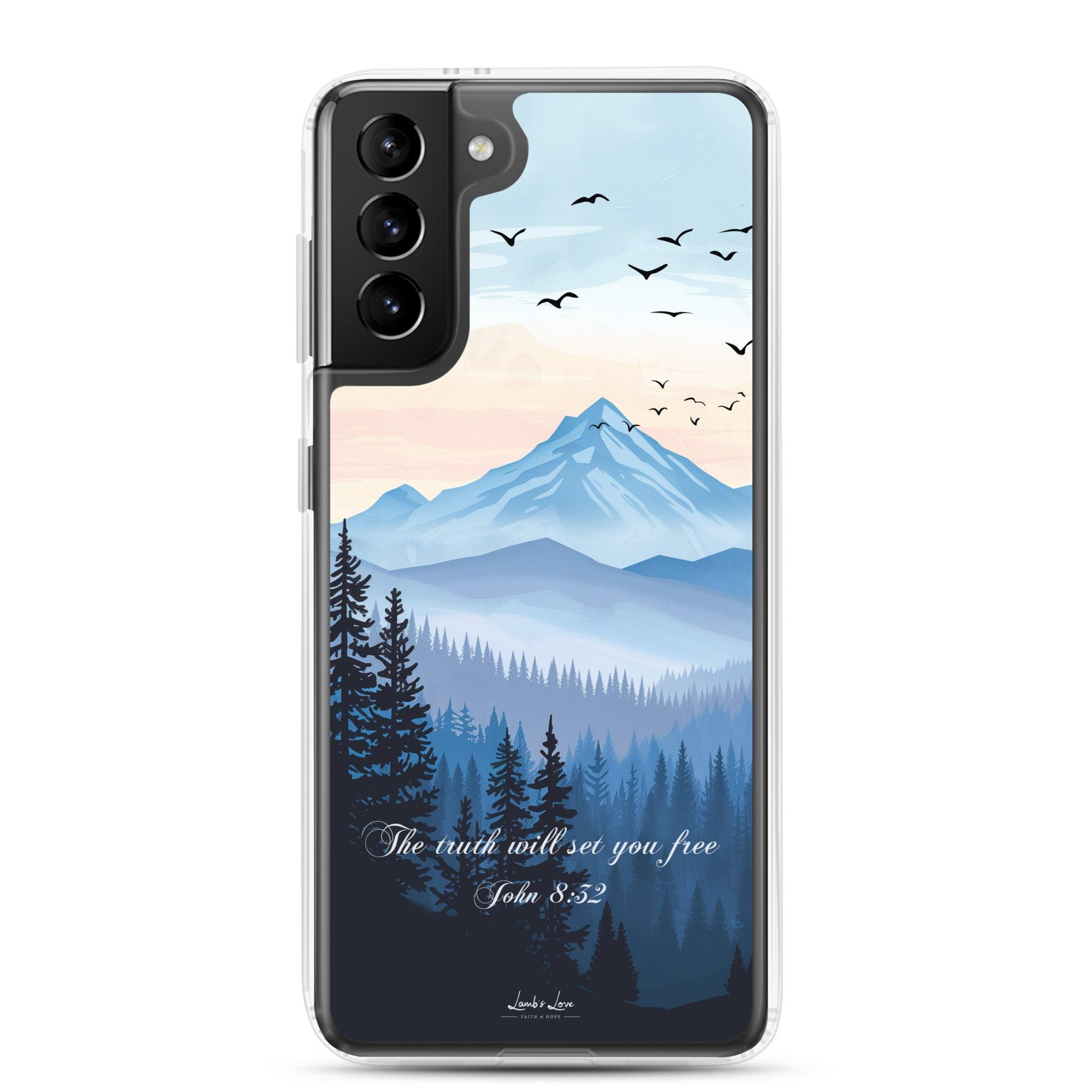 Truth Set You Free, Clear-edge Case for Samsung - Lamb’s Love