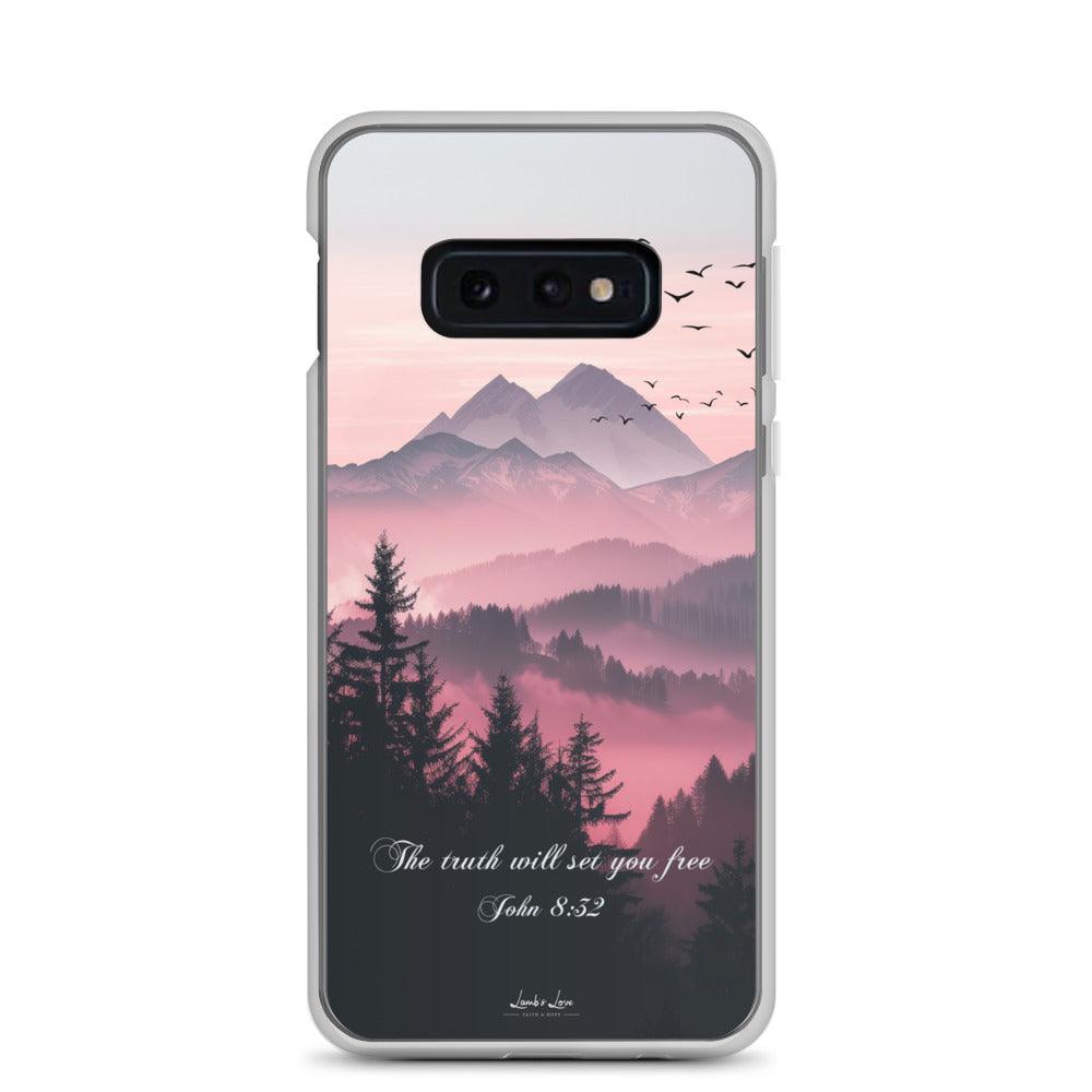 Truth Set You Free, Clear-edge Case for Samsung - Lamb’s Love