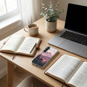 John 8:32 "Truth Set You Free" Samsung Galaxy Case - Moody Pine Forest Christian Phone Cover