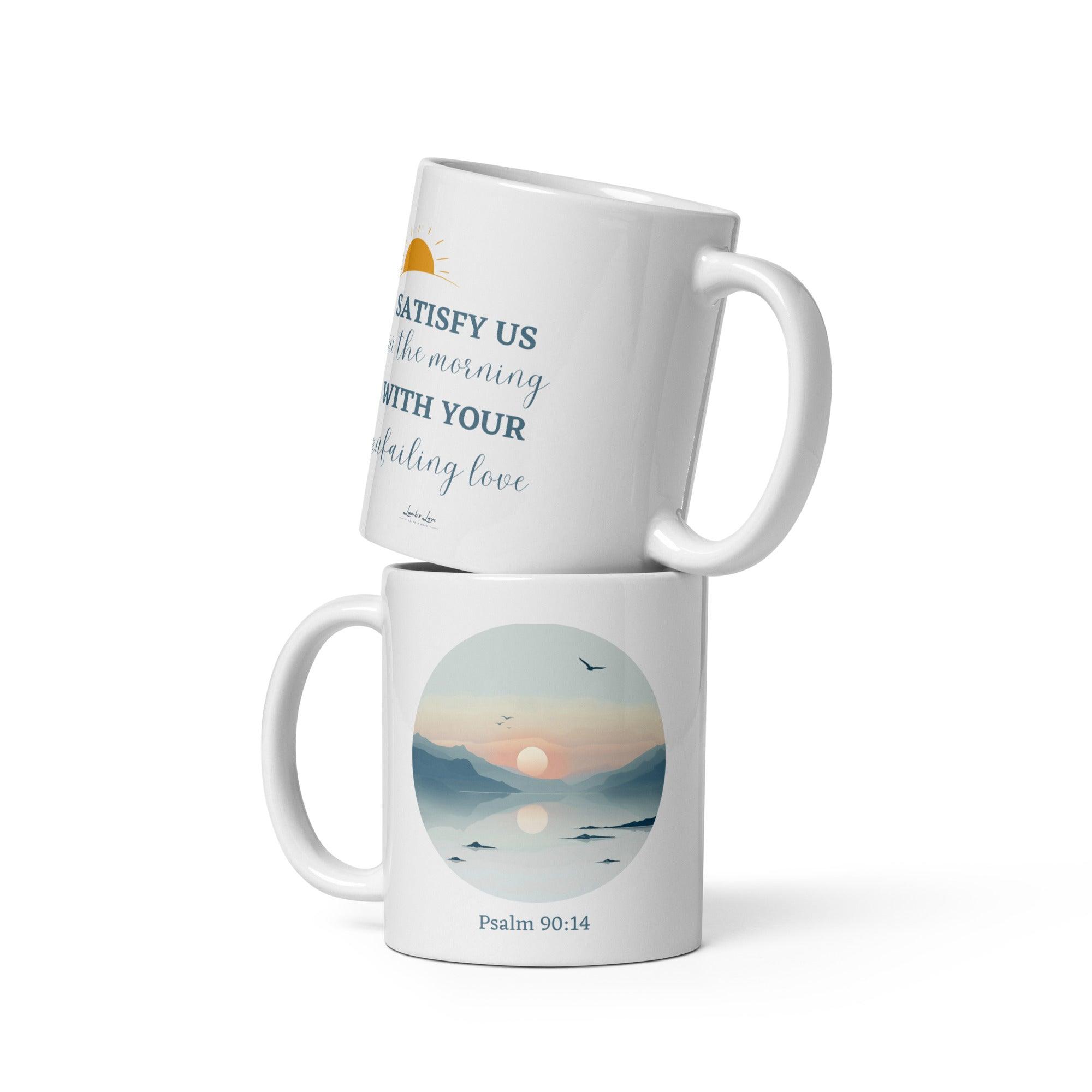 Unfailing Love, White Interior Mug - Lamb’s Love