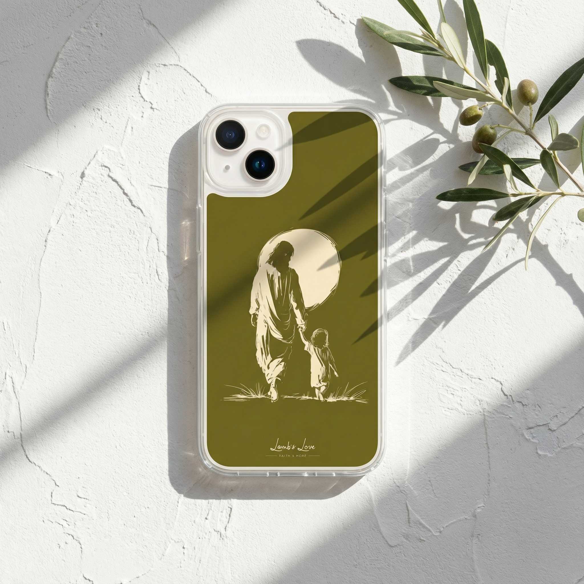 Walk with Jesus, MagSafe Compatible Christian Phone Case