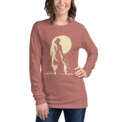 Walking with Jesus, Women's Long Sleeve Tee - Lamb’s Love