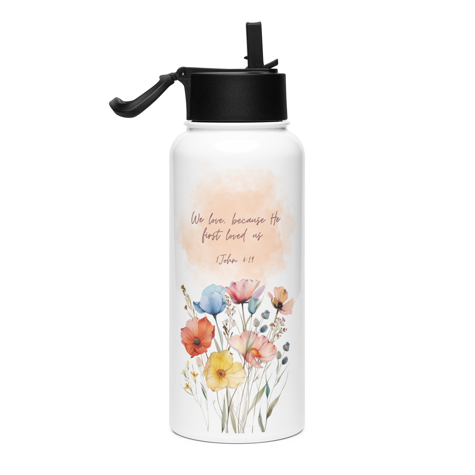 We Love, Insulated Water Bottle 32 oz - Lamb’s Love