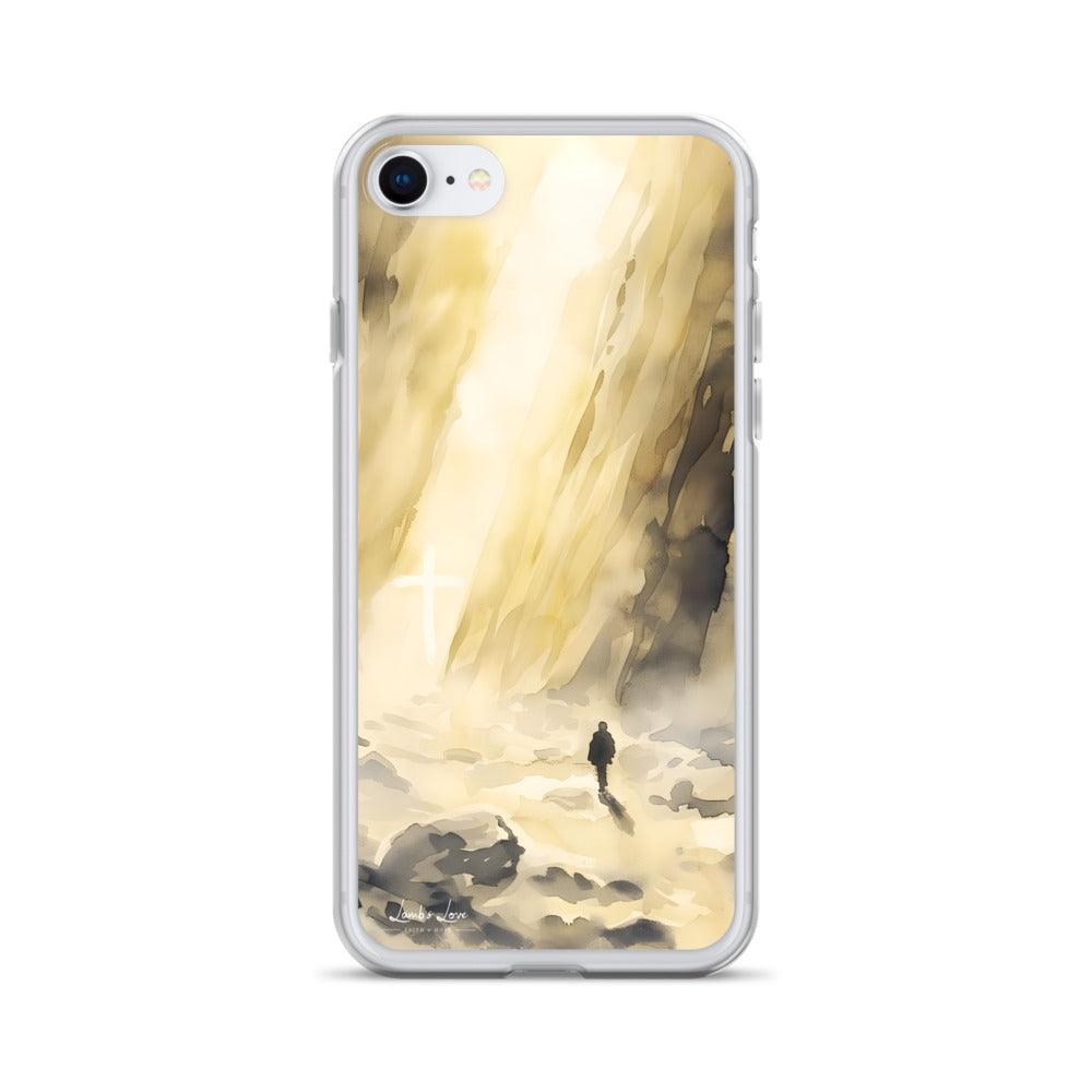 You are with Me in Darkest Valley, Clear-edge Case for iPhone - Lamb’s Love