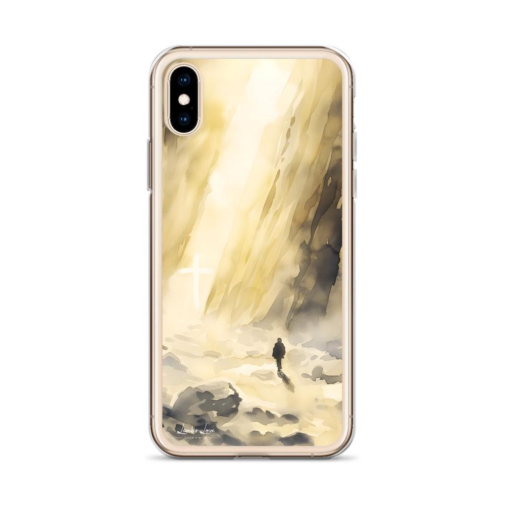 You are with Me in Darkest Valley, Clear-edge Case for iPhone - Lamb’s Love