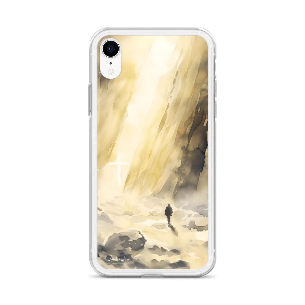 You are with Me in Darkest Valley, Clear-edge Case for iPhone - Lamb’s Love