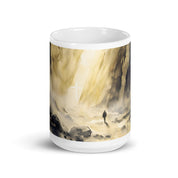 You are with me in Darkest Valley, White Interior Mug - Lamb’s Love